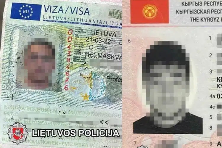 uzbeko ir kirgizo vairuotojo pazymejimai
