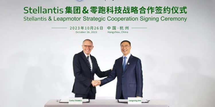 Stellantis ir Leapmotor uzmezge partneryste