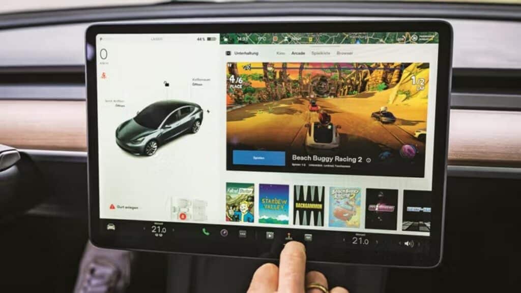 jutiklinis ekranas tesla