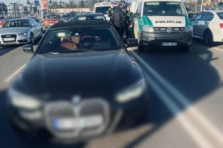 pavogtas bmw automobilis