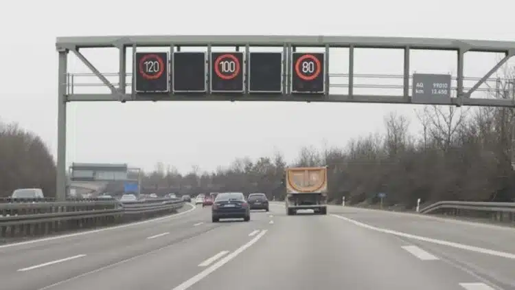 Greicio apribojimai Vokietijos greitkeliuose