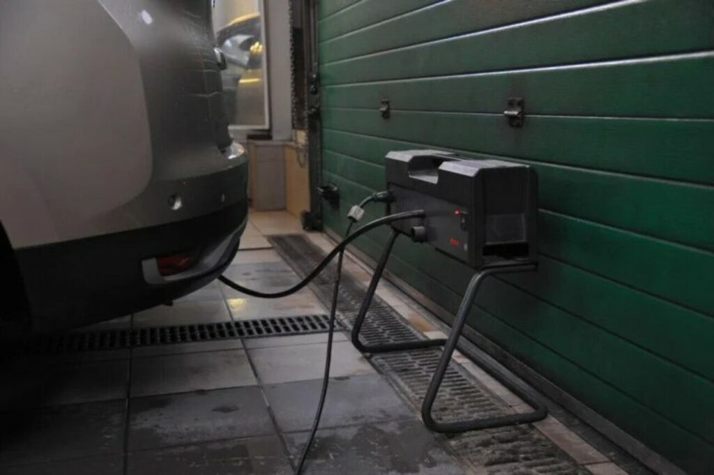 dyzelinio automobilio co2 testas