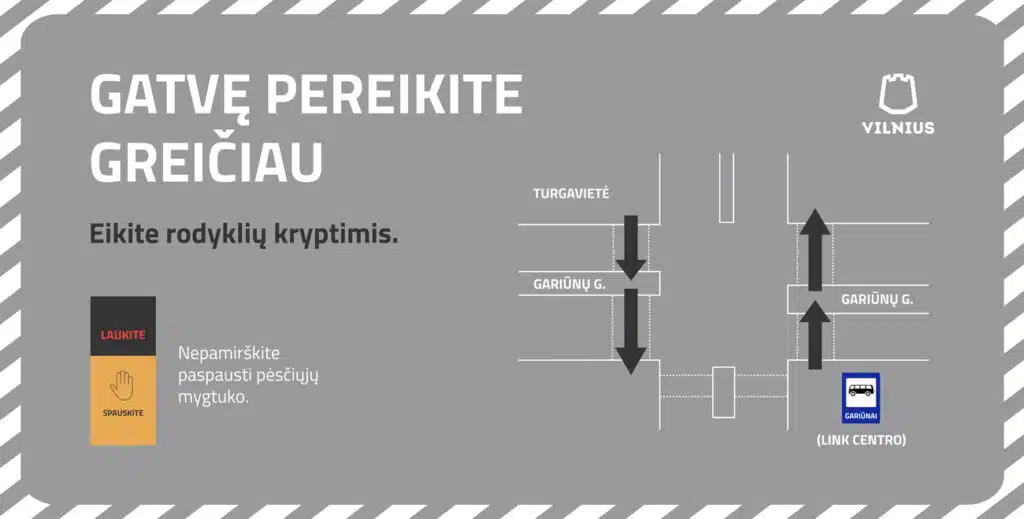 gariunu paneriskiu sankryza gatve pereikite greiciau