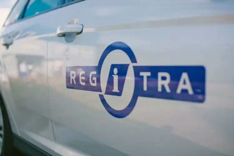 regitra automobilis transporto priemone