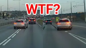 Vairuotojo reakcija i Audi KET pazeidimus WTF