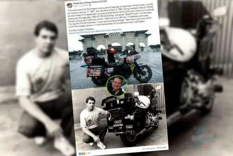 ilgiausia pasaulyje kelione motociklu