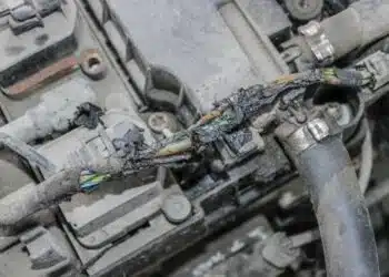 sudege automobilio elektros instaliacijos laidai