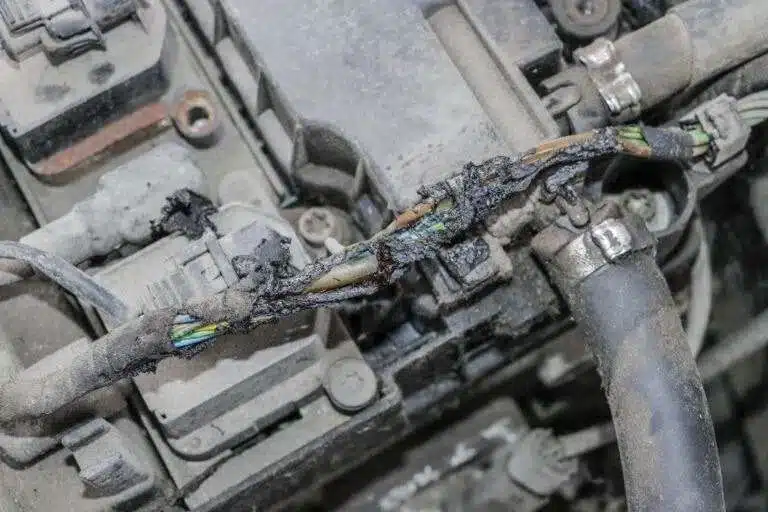 sudege automobilio elektros instaliacijos laidai