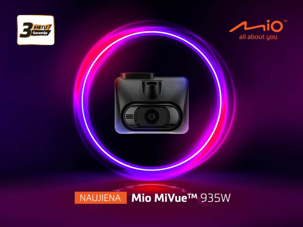 Mio Mivue 935W vaizdo registratorius