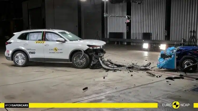 Volkswagen Tiguan avarijos testas