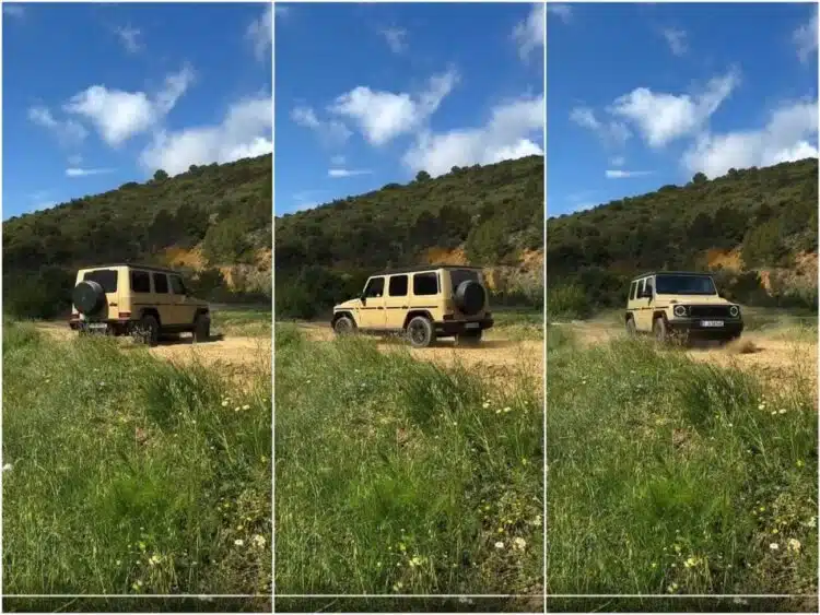 mercedes g klase elektromobilis