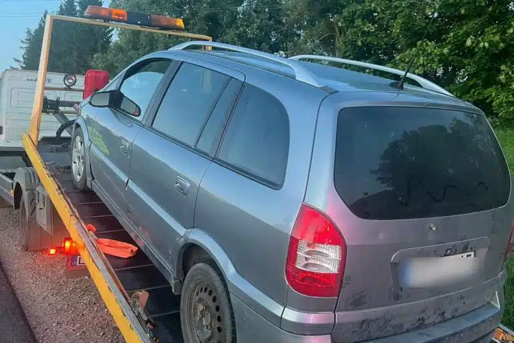 opel zafira technine pagalba kelyje tralas