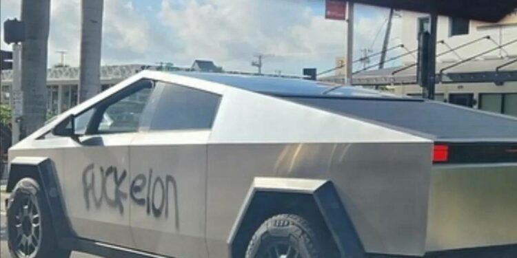 tesla cybertruck fuck elon