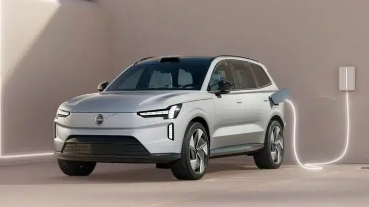 volvo ex90 elektromobilis