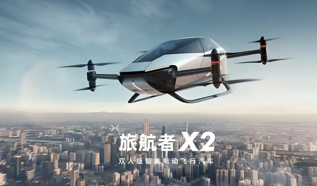 xpeng x2 skraidantis automobilis