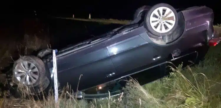 ant stogo apvirtes automobilis vw passat eismo ivykis avarija