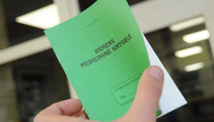 asmens medicinine knygele vairuotojo sveikatos pazyma medicinine pazyma
