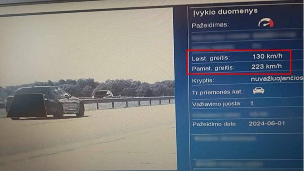 bmw greicio virsijimas trikojo nuotrauka