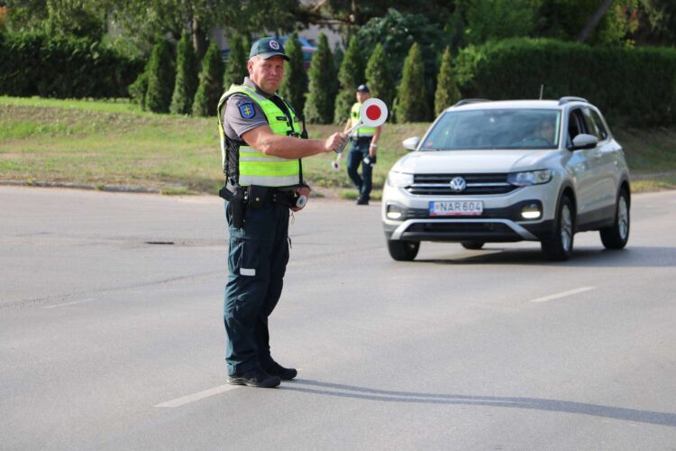 policijos pareigunas reidas stop