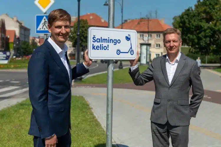 salmingo kelio zenklas
