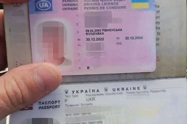 suklastatas ukrainos vairuotojo pazymejimas