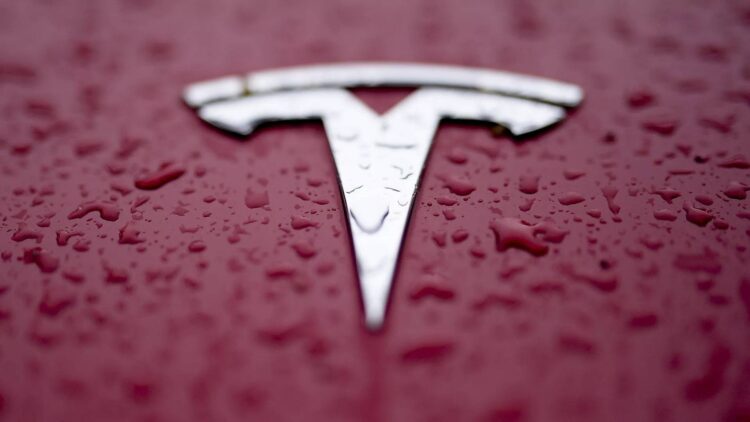 tesla logotipas