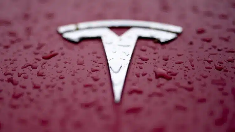 tesla logotipas