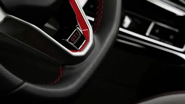 volkswagen golf gti automobilio vairas