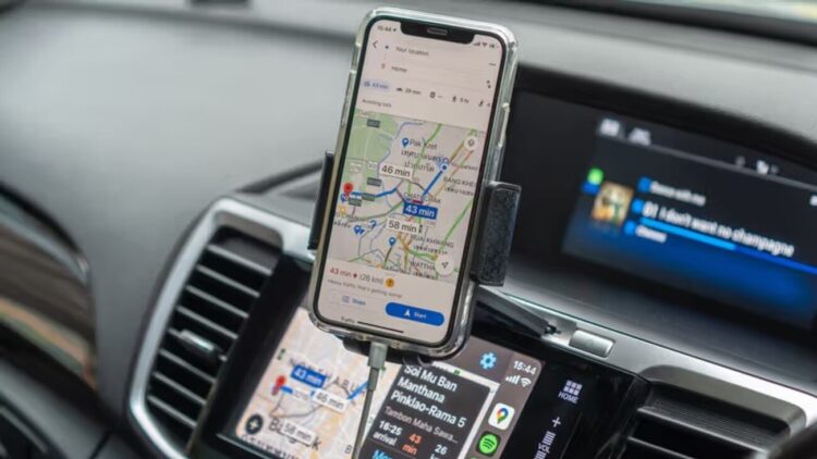 google maps pokyciai naujas mygtukas
