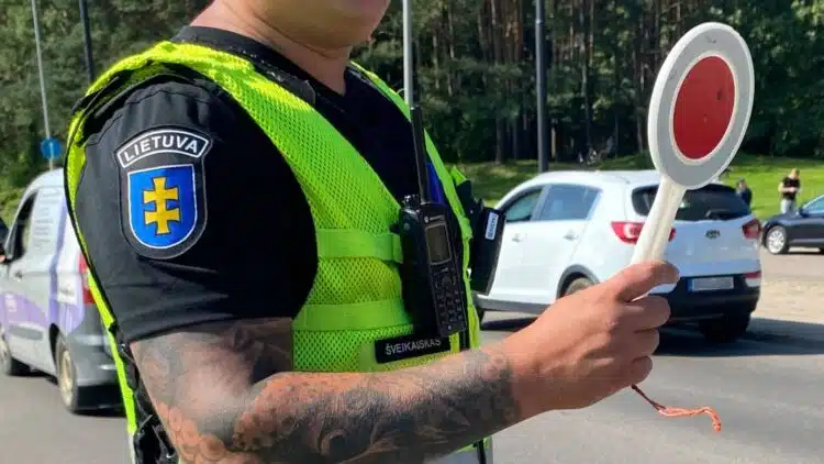reidas policijos reidai vienkartinis alkotesteris