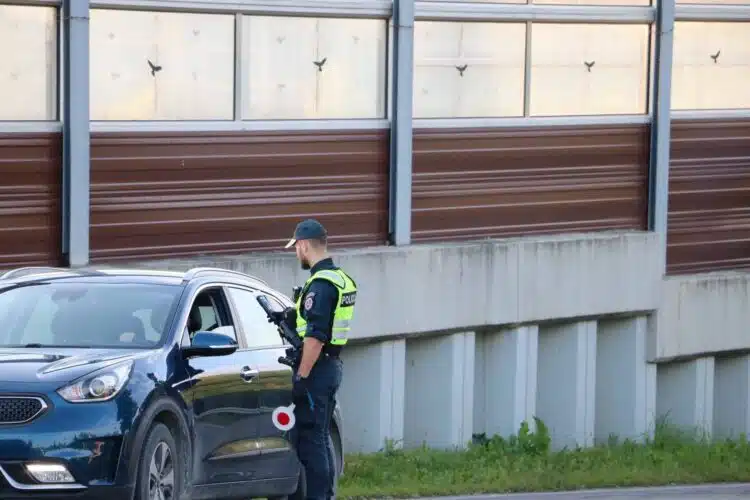 policijos pareigunas reidas blaivumo patikra alkotesteris sustabdytas automobilis