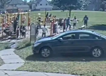 10-metis suimtas po to kai vairavo pavogtą Hyundai per žaidimų aikštelę tarsi tai būtų GTA žaidimas