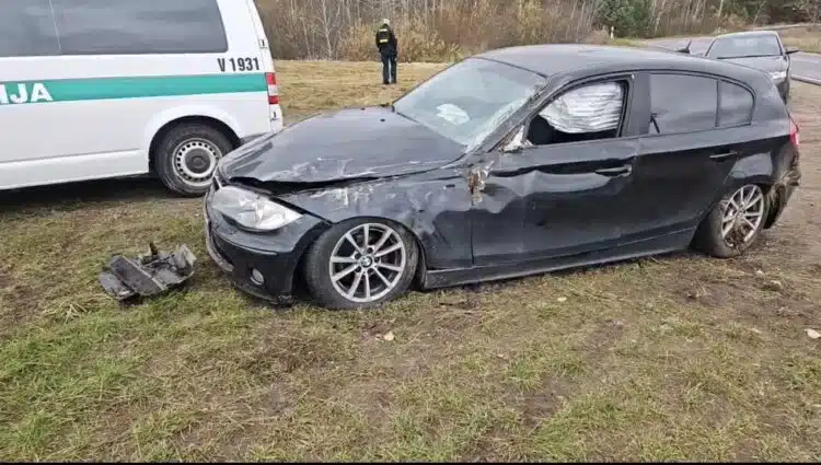 BMW avarija eismo ivykis
