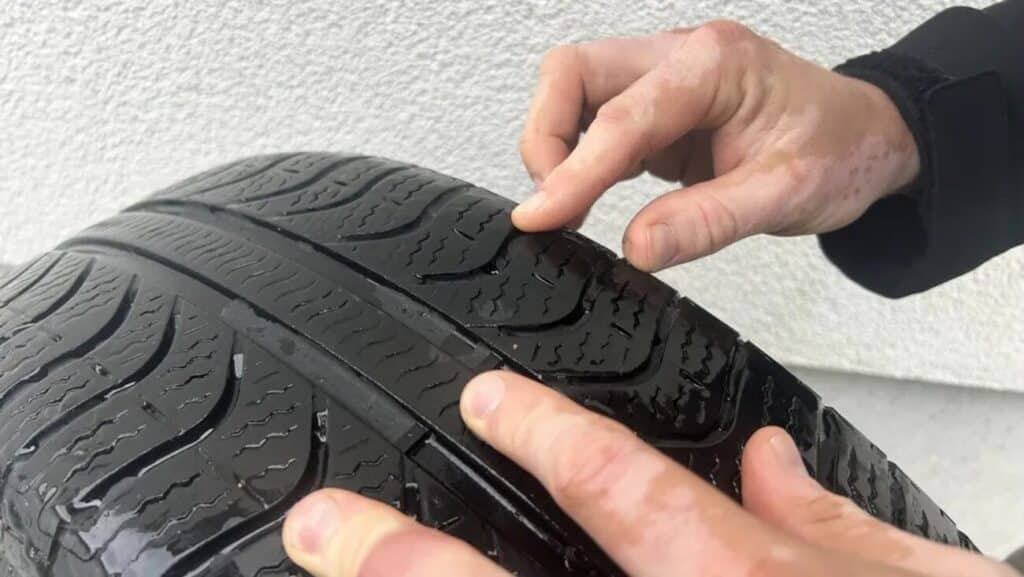 automobilio padangu patikrinimas