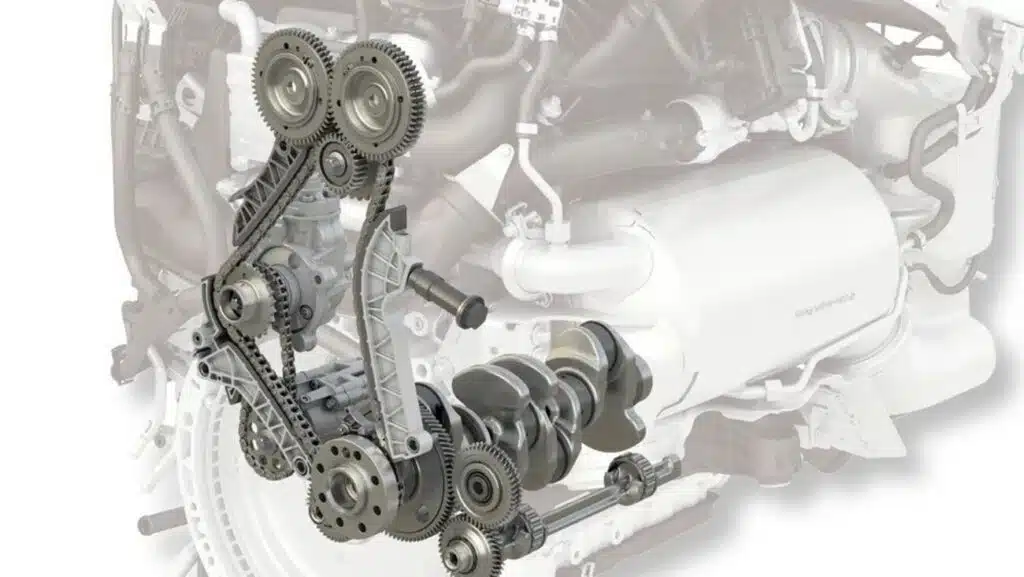 mercedes-benz variklio grandine