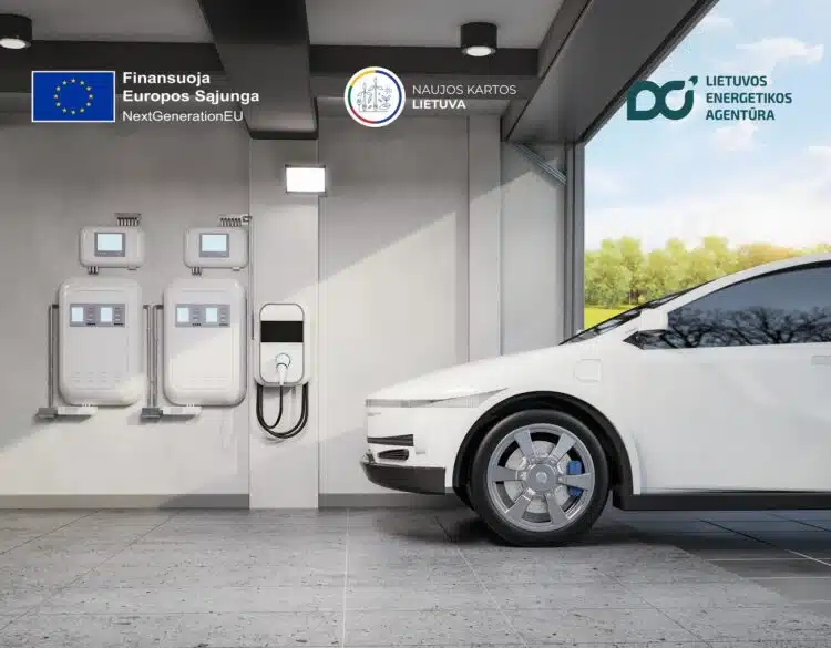 parama privacioms elektromobiliu ikrovimo stotelems isirengti elektromobilis