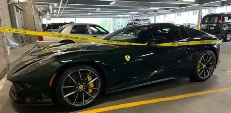 pavogtas ferrari