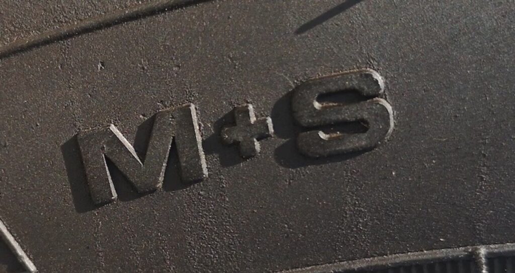 automobilio padangos su M+S ženklinimu padanga