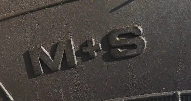 automobilio padangos su M+S ženklinimu padanga