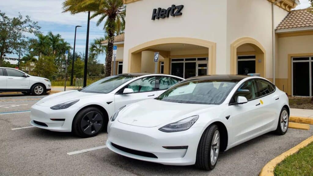 herts ofisas tesla elektromobiliai