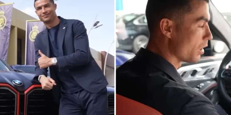 Cristiano Ronaldo gavo naują automobilį bmw xm