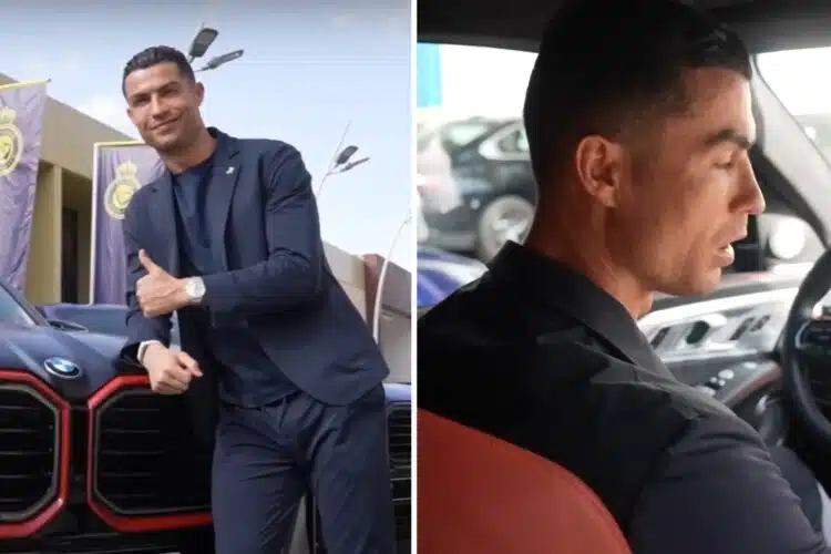 Cristiano Ronaldo gavo naują automobilį bmw xm