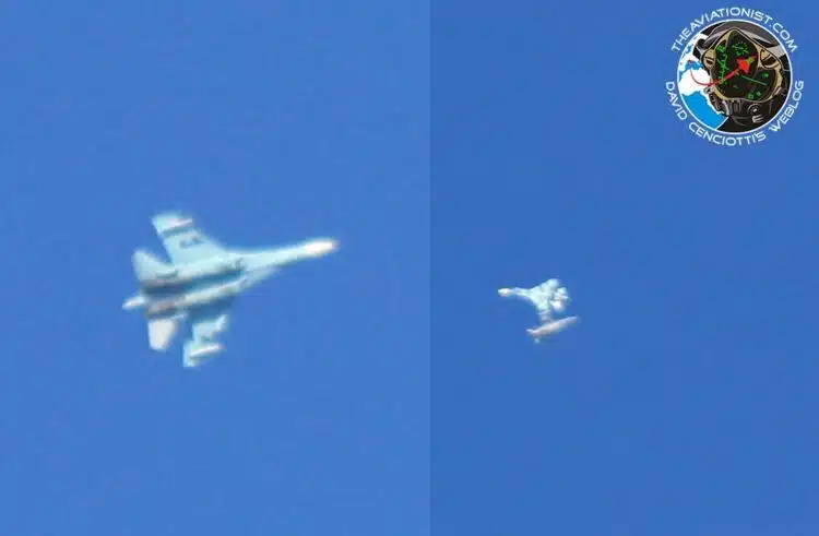 Rusijos naikintuvas Su-27 JAV kovojo su F-16