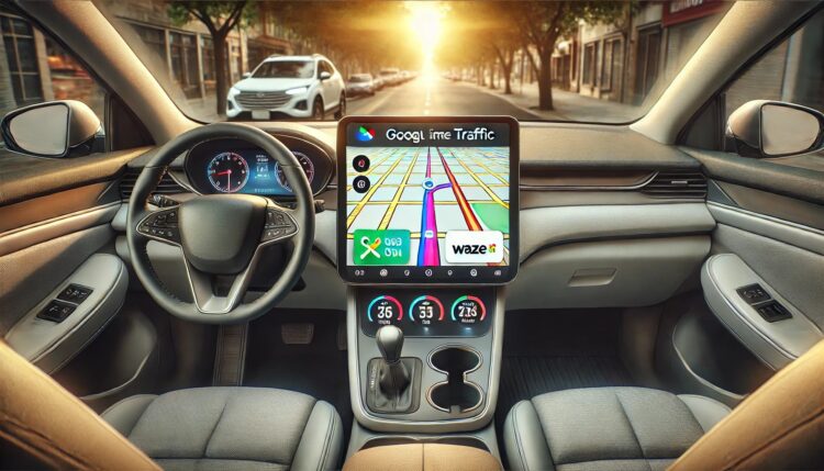 automobilio salonas google maps waze