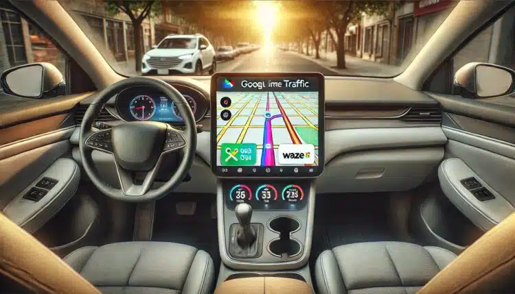 automobilio salonas google maps waze