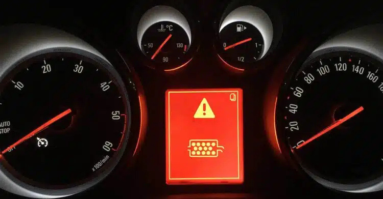 dpf filtro ispejamoji lempute automobilio prietaisu skydelyje