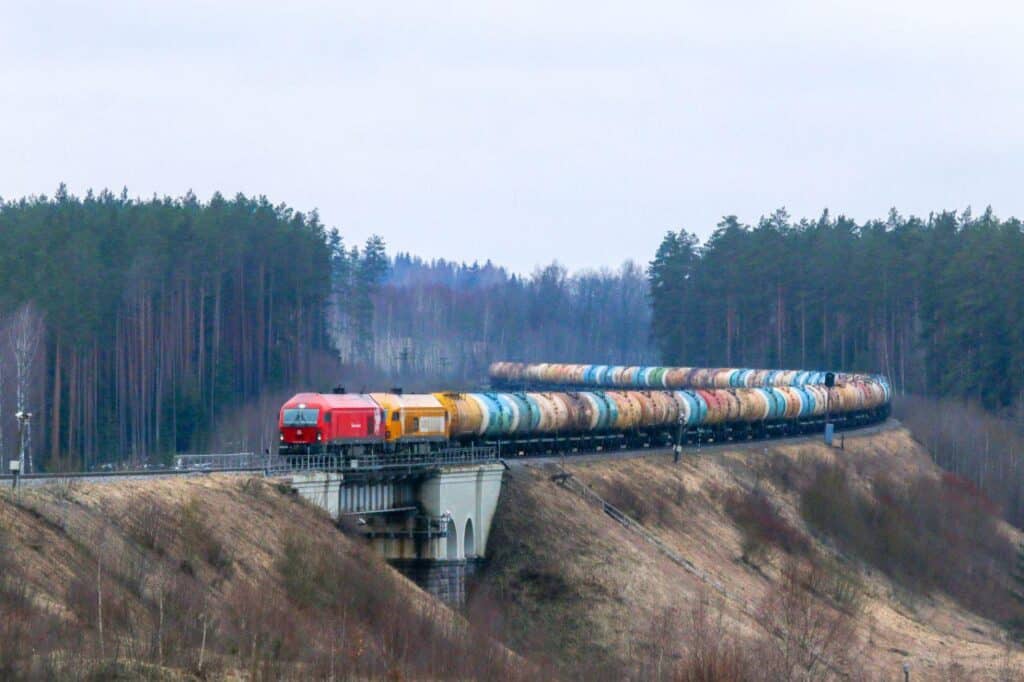 ltg cargo traukinys vagonai