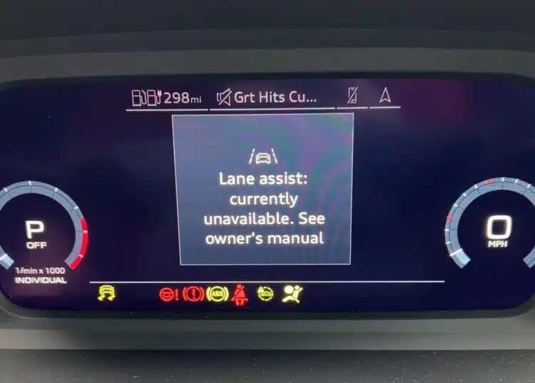 neveikia automobilio pagalbine sistema juostu palaikymas