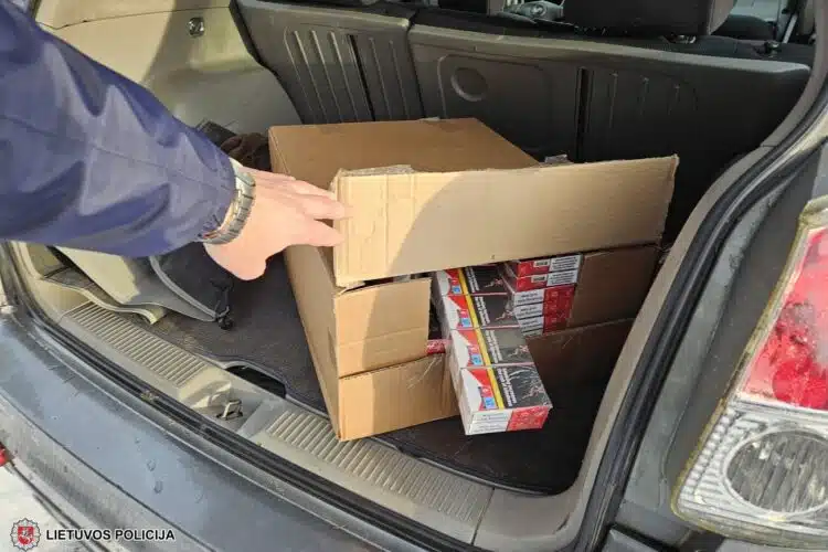 Lietuvos Policija Kadrai iš įvykio vietos