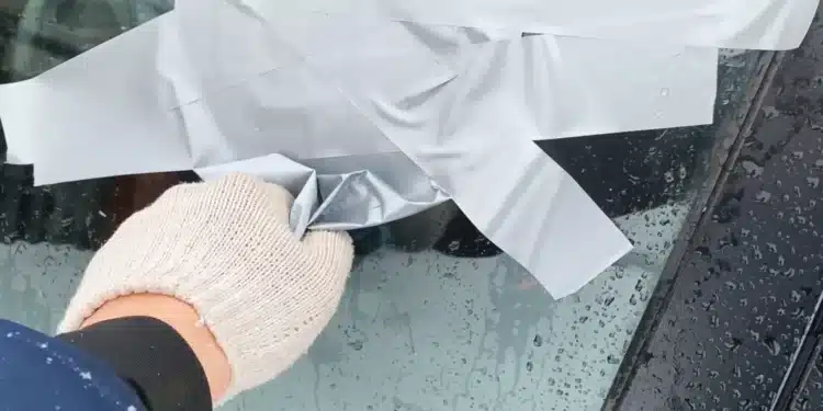 Triukas su lipnia juosta pagalba ar grėsmė vairuotojams kaip atidaryti automobilio dureles kaip atrakinti automobilio duris be rakto Uzsirakino masina rakteliai viduje